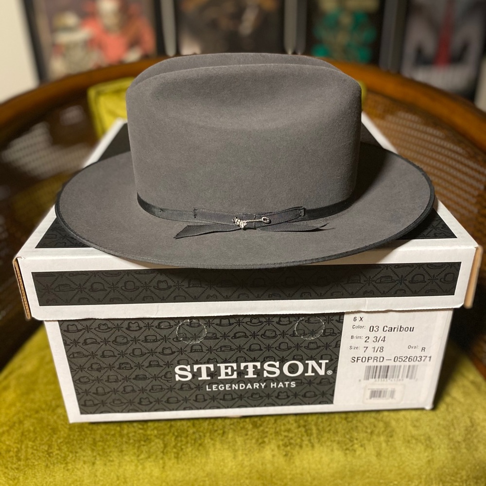 Stetson Open Road 6 X Fur Felt Hat - 7 1/8